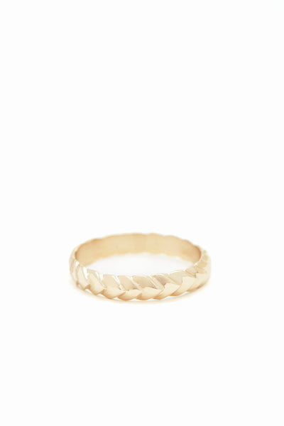 Chevronel Band 14K Yellow Gold